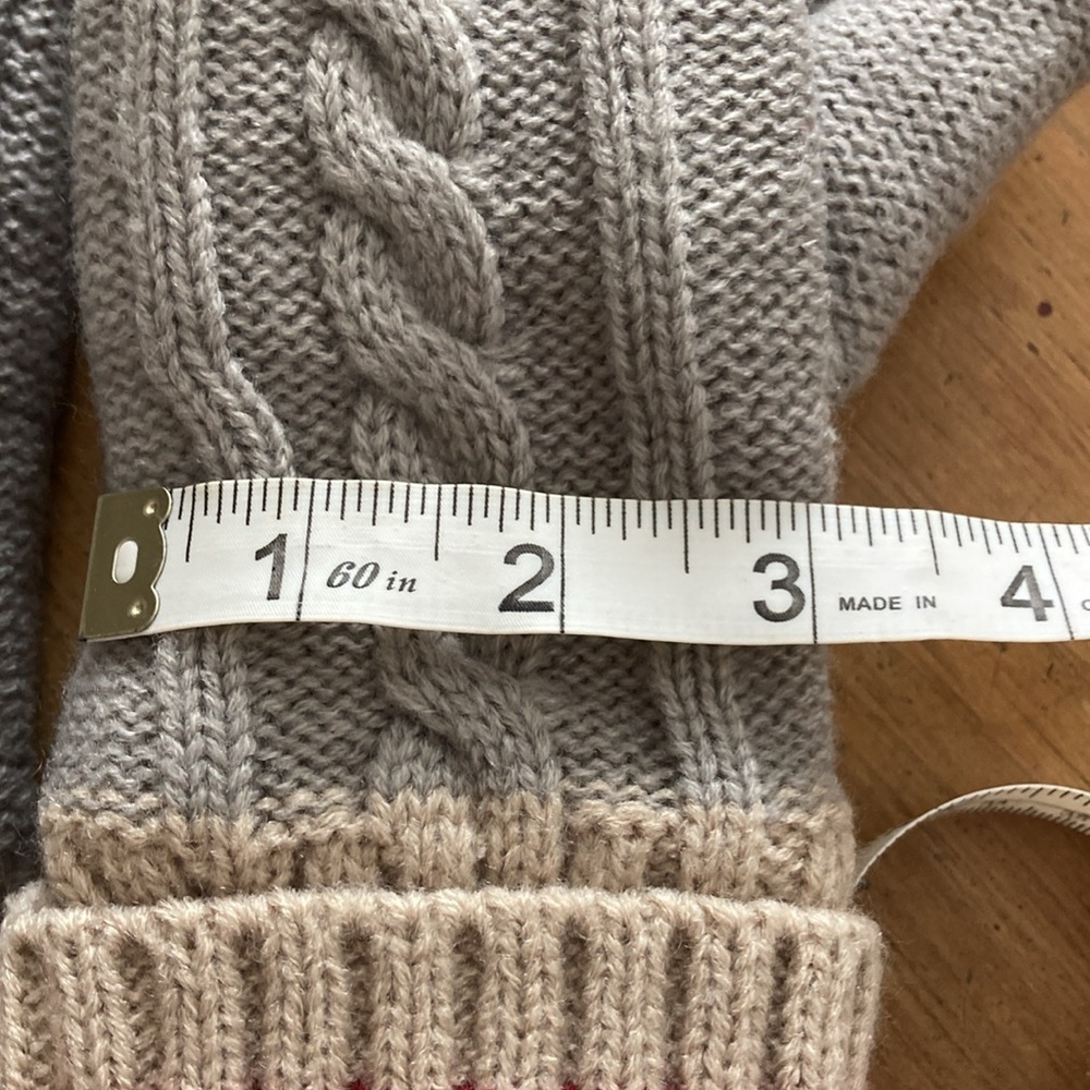 Cherie Bliss Cable Knit Tuque & Mitt Set – 1 Set (PomPom Hat + Mitts) - Picture 13 of 16